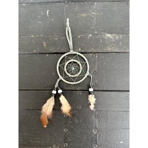 Small‎ Dream Catcher, Handmade Boho Native Wall Hanging, Spiritual Protection